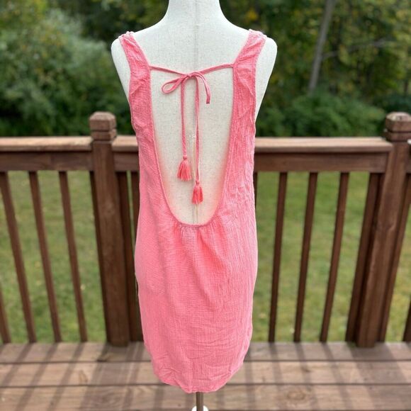 J.Crew Tie Back Crinkle Cotton Tank Dress - Picture 6 of 10
